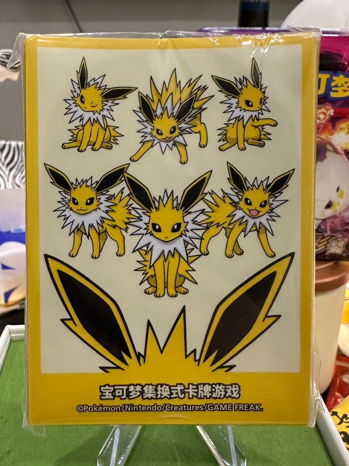 jolteon card binder 2024 Pokemon Chinese Jolteon Card Sleeve set (64 Pieces) New Sealed US – momokotcg