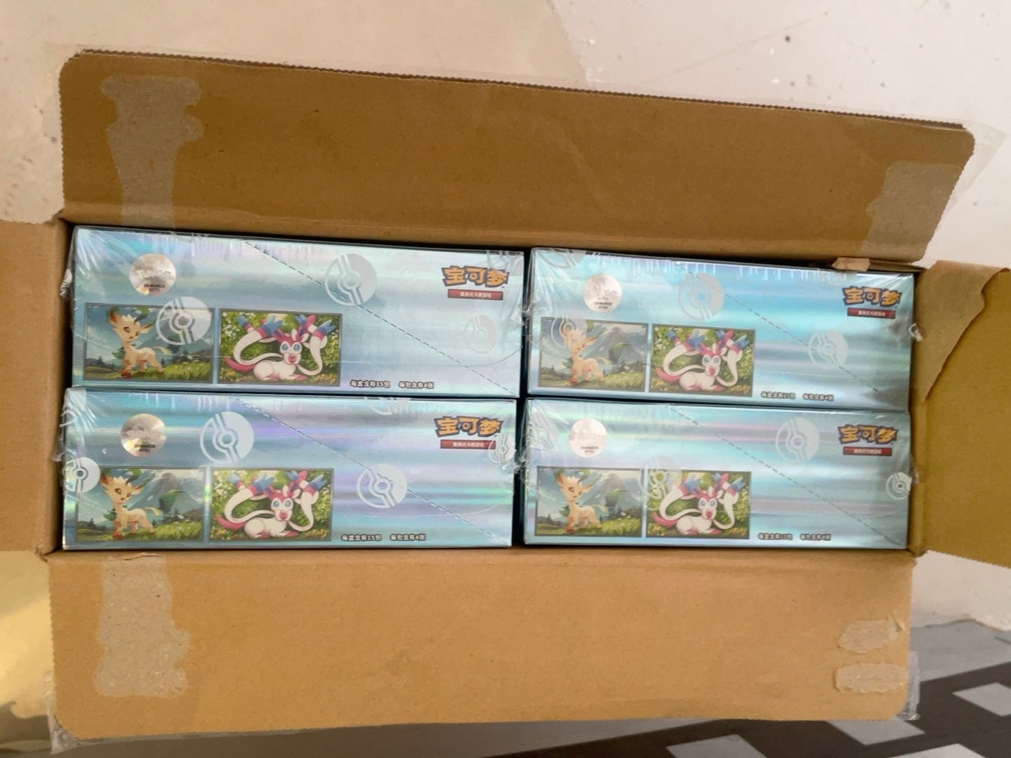 Pokemon S-Chinese gem horizon boxes