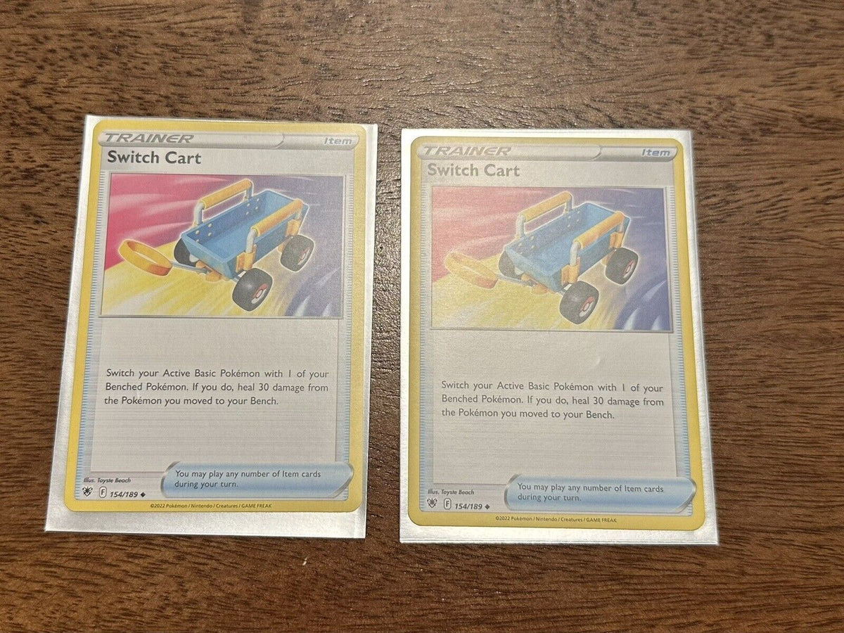 Switch Cart 154/189 x2 Astral Radiance Uncommon Trainer Pokemon TCG