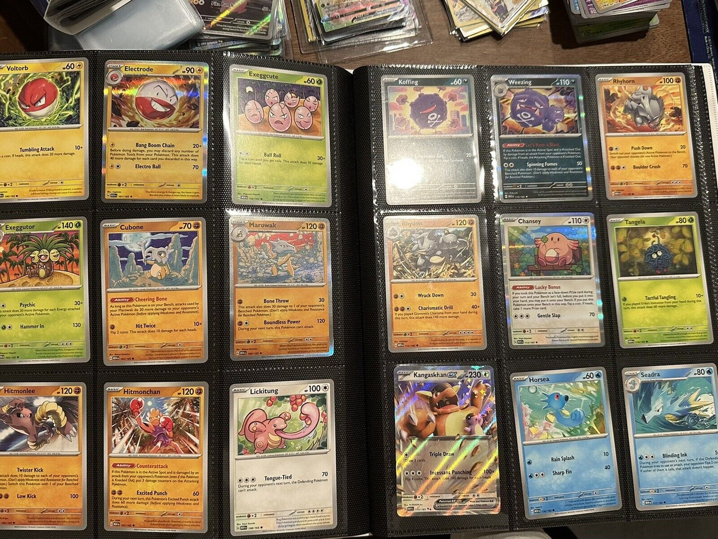 Pokémon 151-Complete Base Set 1-165 - W Binder! & Holo Energy! Full Set 1-165 NM