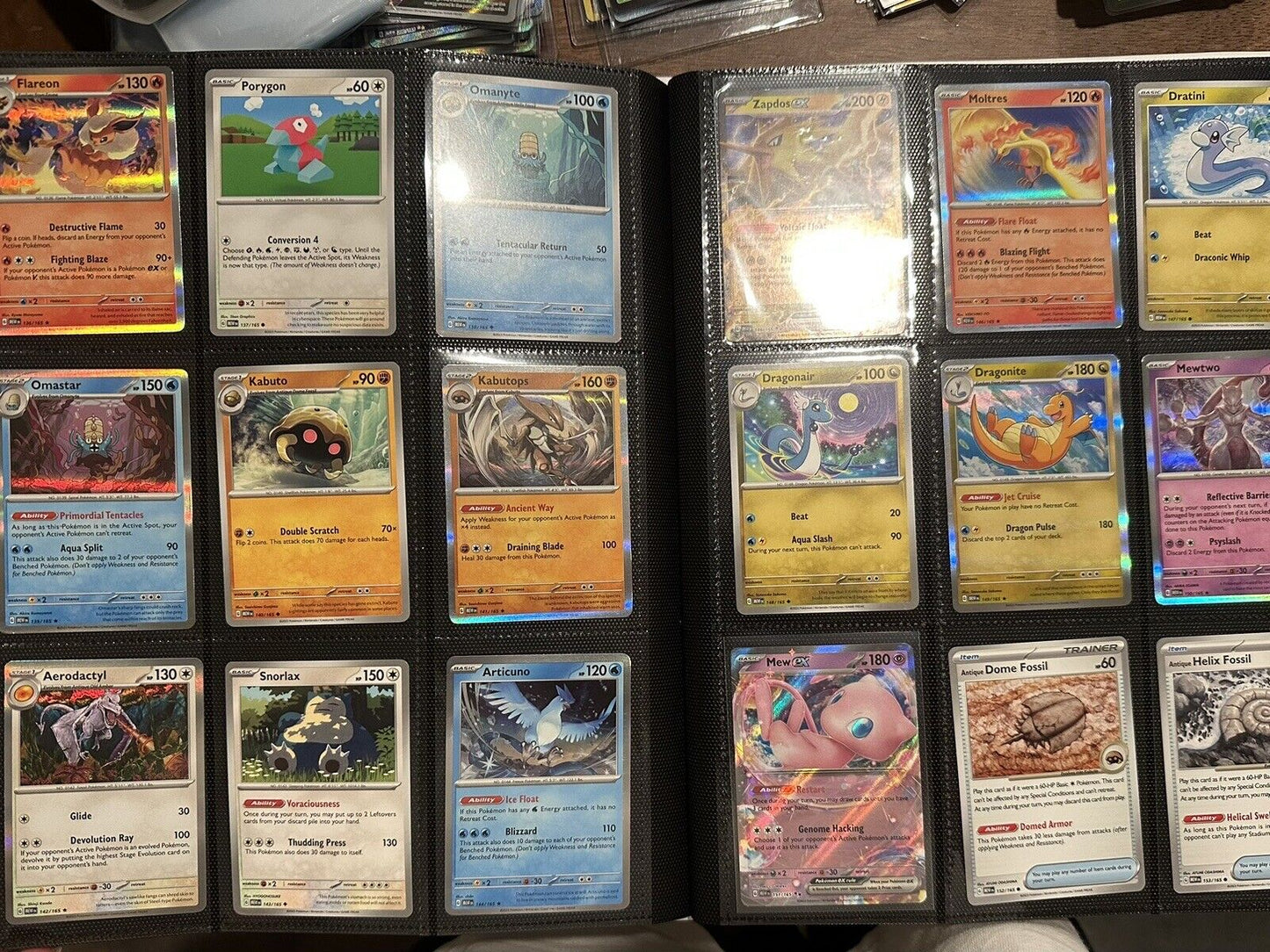 Pokémon 151-Complete Base Set 1-165 - W Binder! & Holo Energy! Full Set 1-165 NM