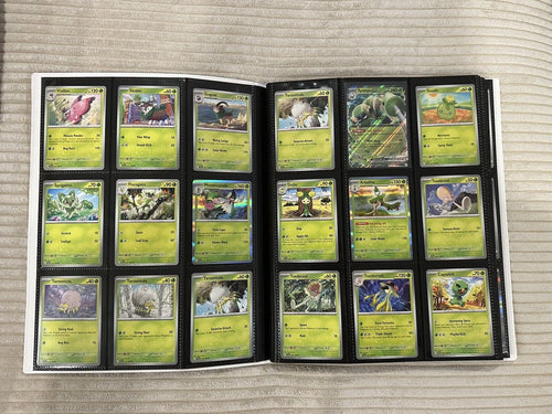 Complete Scarlet And Violet Base Set 1-198 Including EX Ultra Rares W Binder