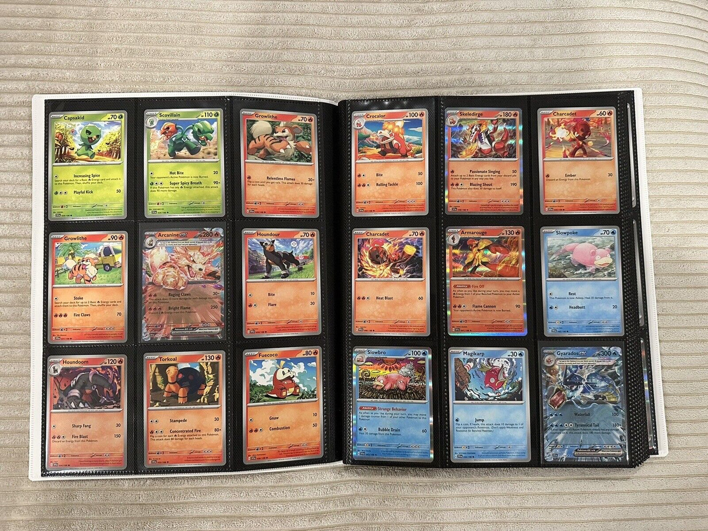 Complete Scarlet And Violet Base Set 1-198 Including EX Ultra Rares W Binder