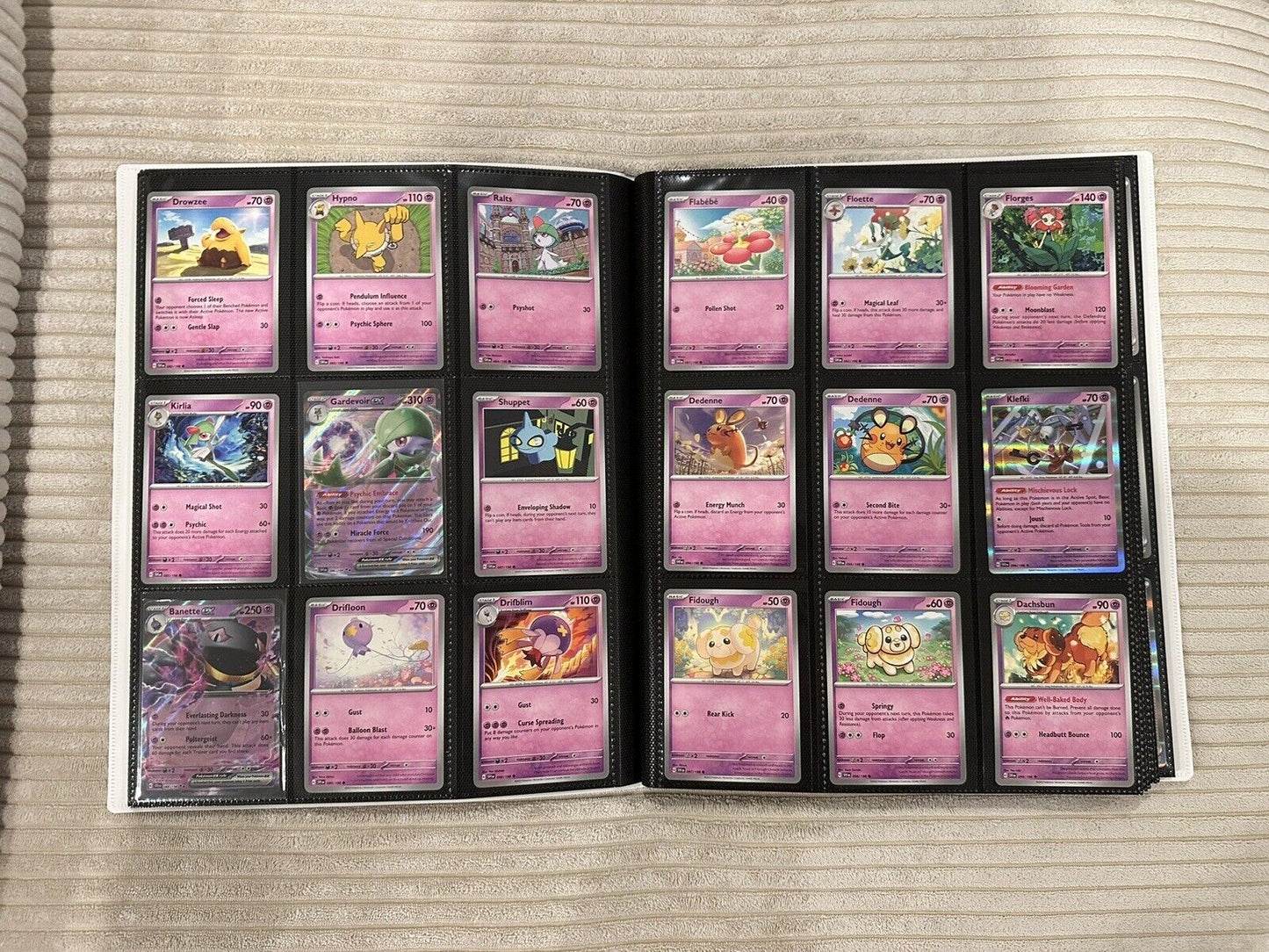 Complete Scarlet And Violet Base Set 1-198 Including EX Ultra Rares W Binder