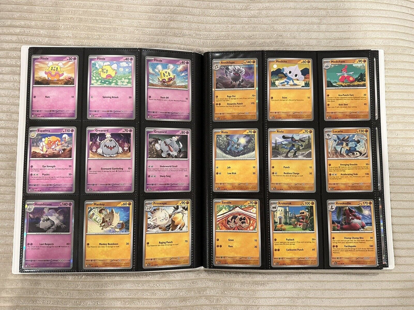 Complete Scarlet And Violet Base Set 1-198 Including EX Ultra Rares W Binder
