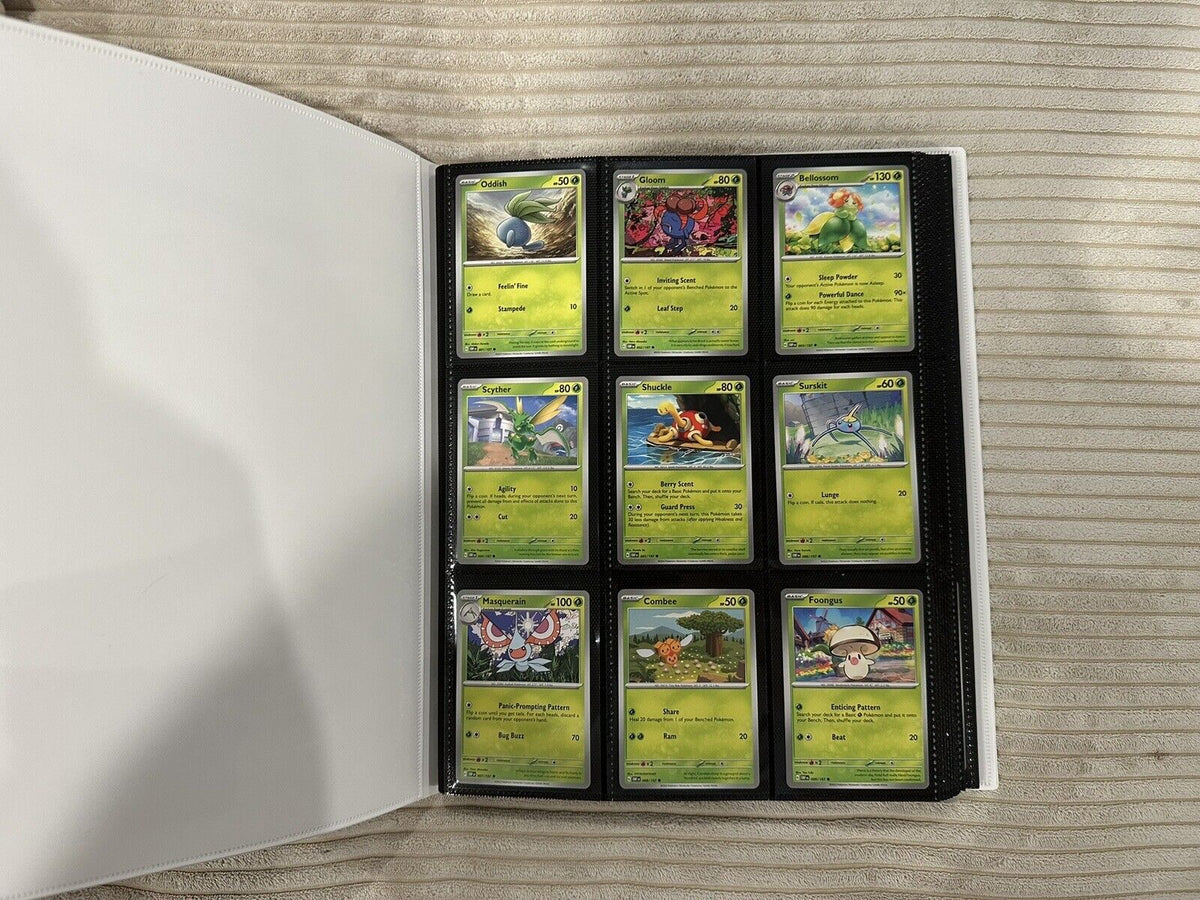 OBSIDIAN FLAMES - Complete Common/Uncommon/Rare 176 Card Set NM/MINT W Binder