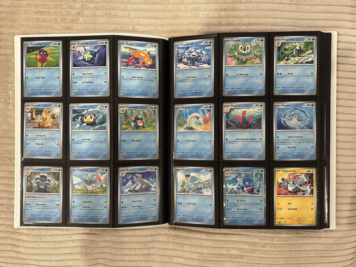 OBSIDIAN FLAMES - Complete Common/Uncommon/Rare 176 Card Set NM/MINT W Binder