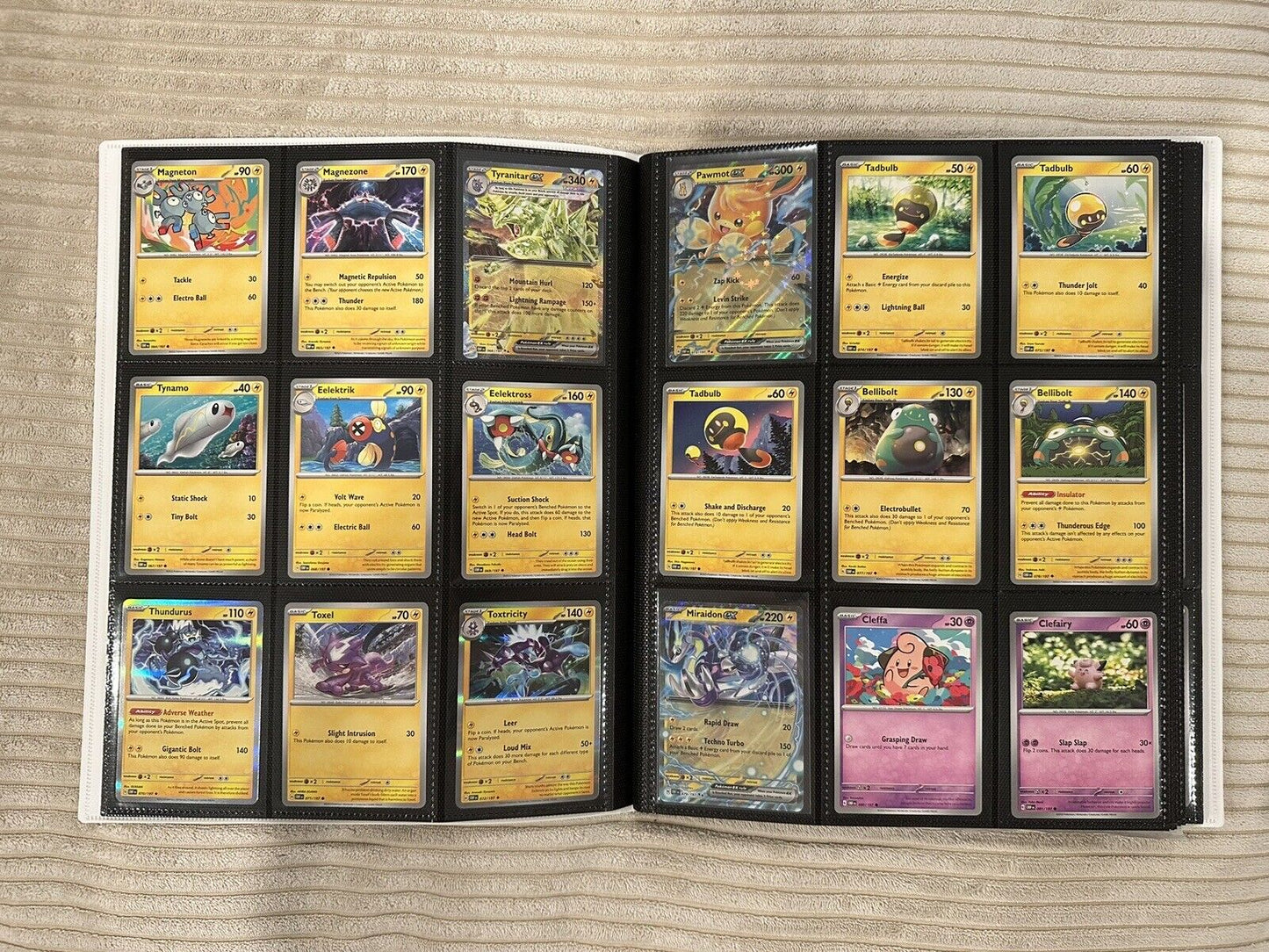 OBSIDIAN FLAMES - Complete Common/Uncommon/Rare 176 Card Set NM/MINT W Binder