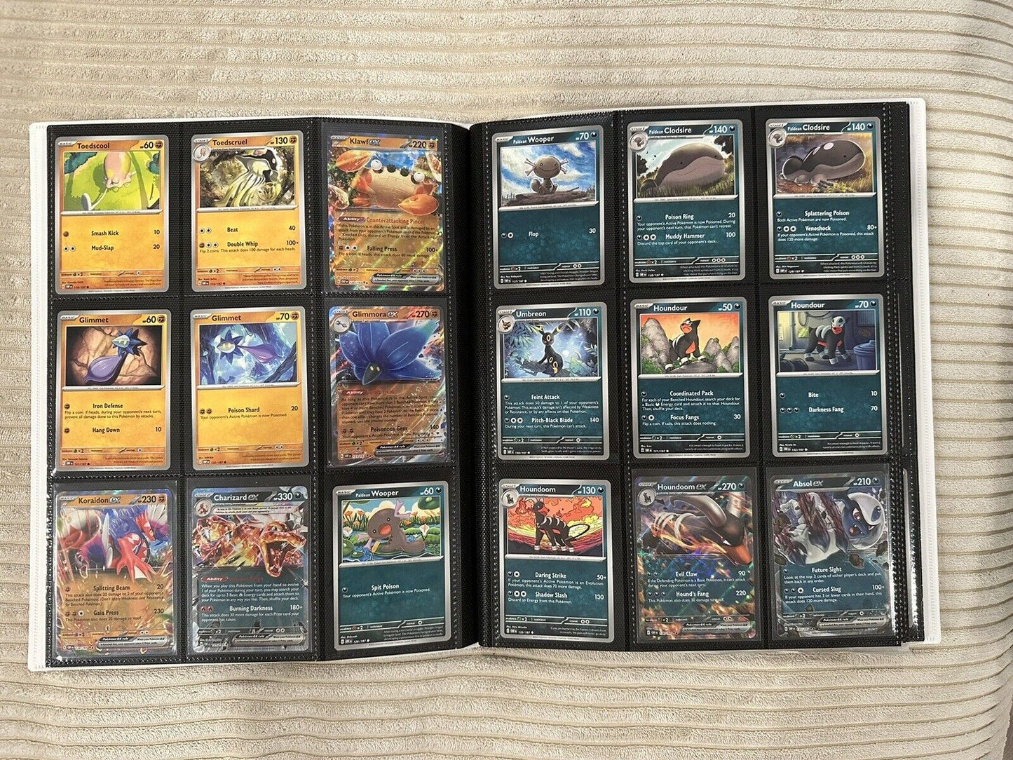 OBSIDIAN FLAMES - Complete Common/Uncommon/Rare 176 Card Set NM/MINT W Binder