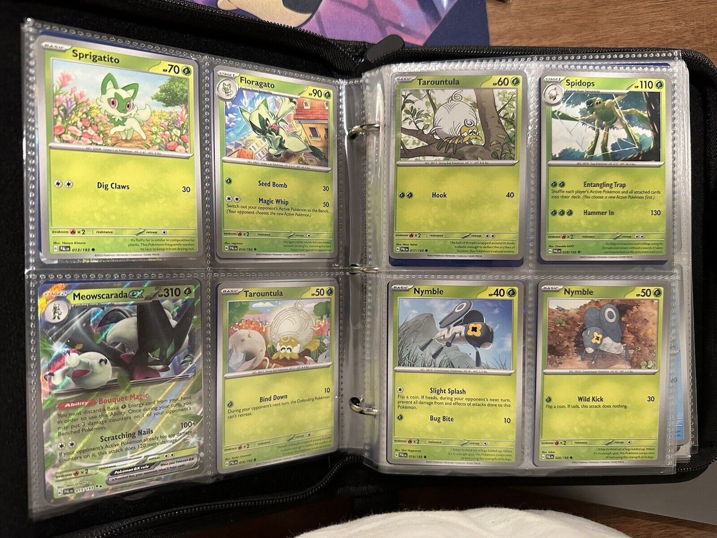 Paldea Evolved Complete Set 1 - 193 Cards! W All Exs And Binder