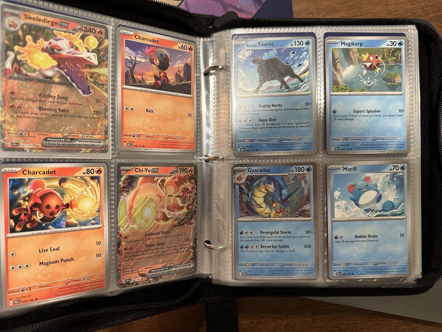 Paldea Evolved Complete Set 1 - 193 Cards! W All Exs And Binder
