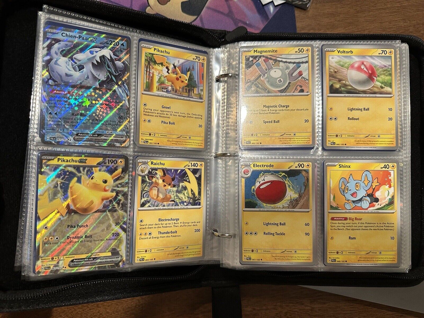Paldea Evolved Complete Set 1 - 193 Cards! W All Exs And Binder