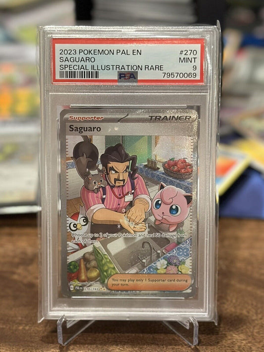 Pokemon TCG Saguaro 270/193 Paldea Evolved PSA 9