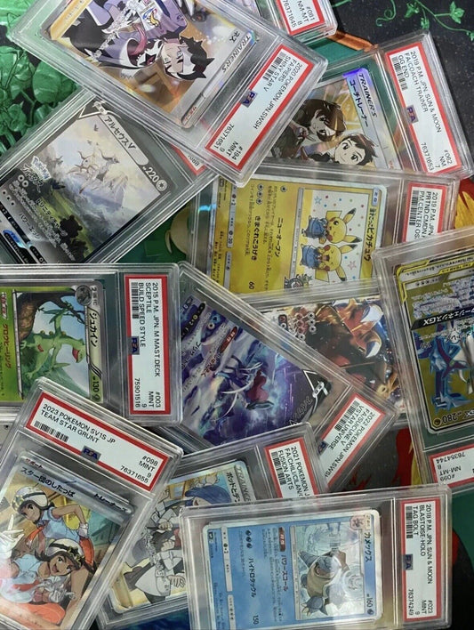 PSA/CGC 9 Or 10 Graded Pokemon Card Mystery Bag Slab Variety Vintage & Modern