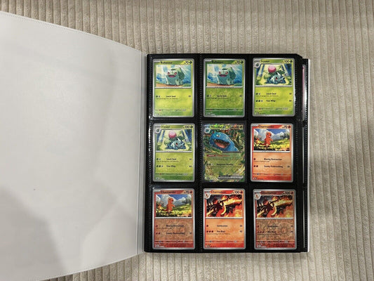 100% Complete Master Set Pokemon SV 151  Binder Included + 4 Promo Cards