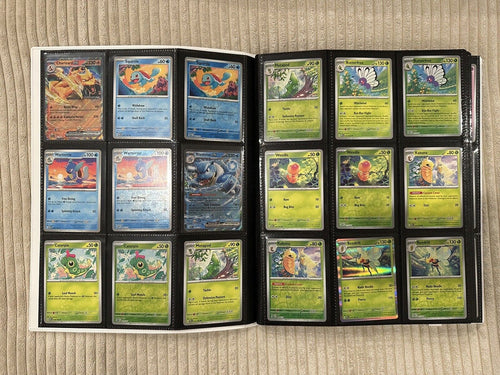 100% Complete Master Set Pokemon SV 151  Binder Included + 4 Promo Cards