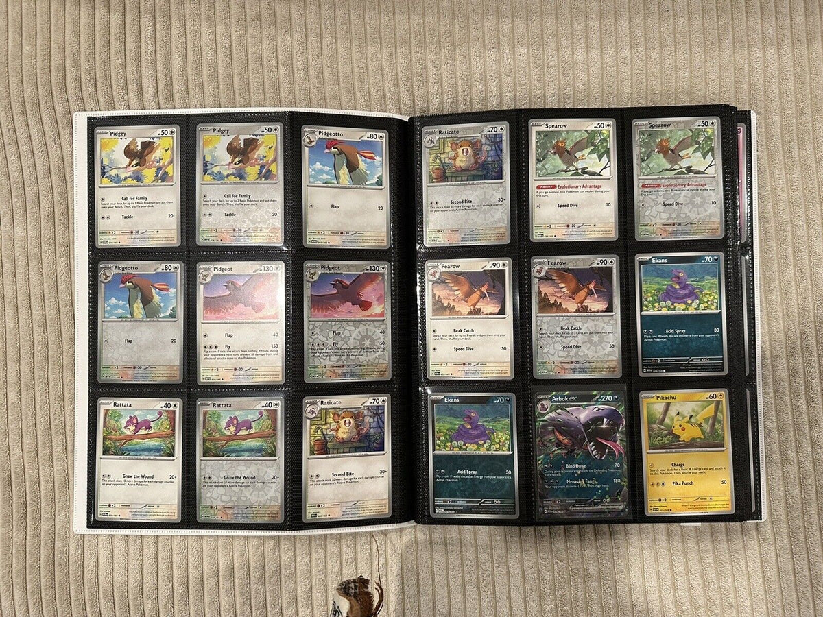 100% Complete Master Set Pokemon SV 151  Binder Included + 4 Promo Cards