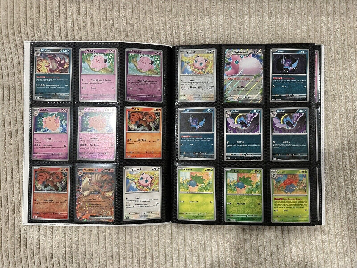 100% Complete Master Set Pokemon SV 151  Binder Included + 4 Promo Cards