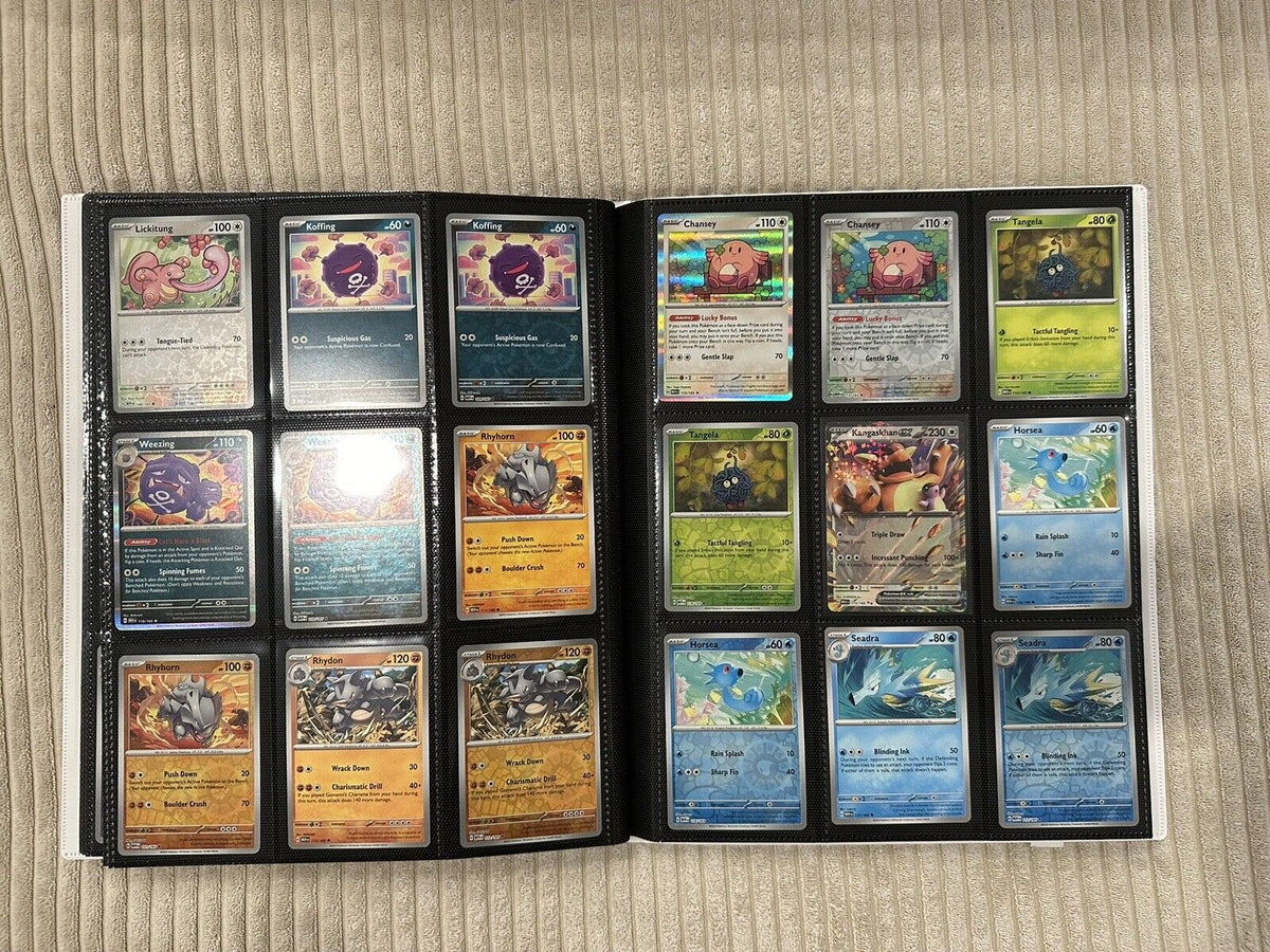 100% Complete Master Set Pokemon SV 151  Binder Included + 4 Promo Cards