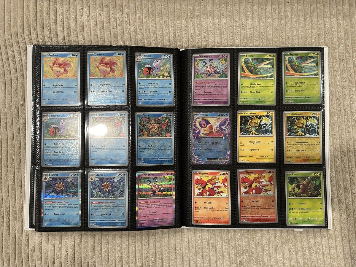 100% Complete Master Set Pokemon SV 151  Binder Included + 4 Promo Cards