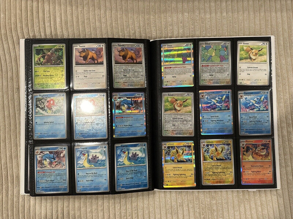 100% Complete Master Set Pokemon SV 151  Binder Included + 4 Promo Cards