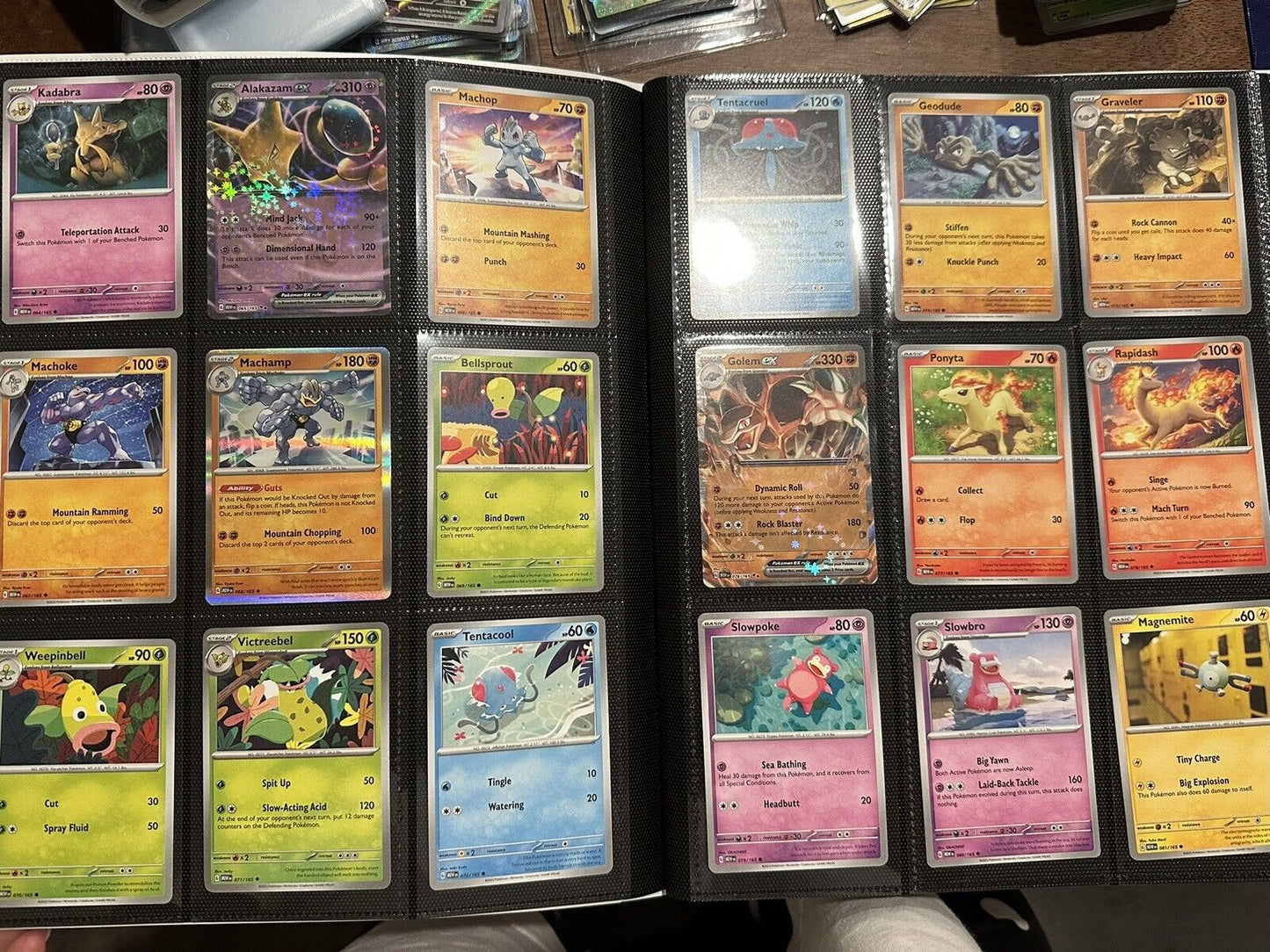 Pokémon 151-Complete Base Set 1-165 Full Set 1-165 NM No Holo Energies No Binder