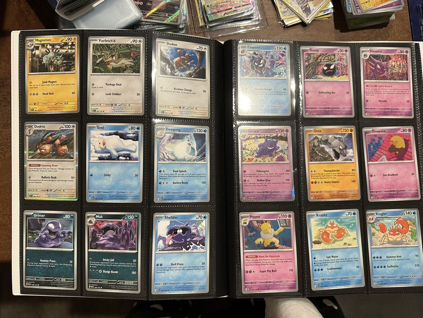 Pokémon 151-Complete Base Set 1-165 Full Set 1-165 NM No Holo Energies No Binder